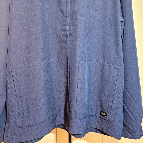 Travis Mathew Full Zip Blue Storm Chaser Golf Jacket Sargasso Sea XL NWT $155 - Picture 7 of 12